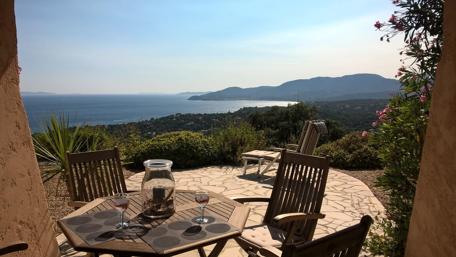 Serene Escape in St. Tropez Coastline View wallpaper