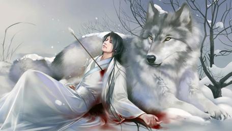 Mystic Winter Companion wallpaper