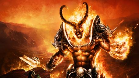 Flaming Inferno Overlord Unleashed wallpaper