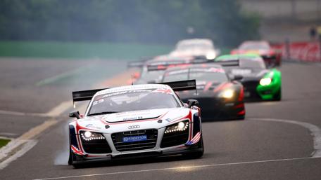 Thrilling Race Day on the Track wallpaper