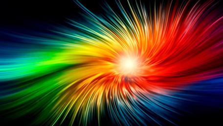 Vibrant Swirls of Colorful Energy wallpaper