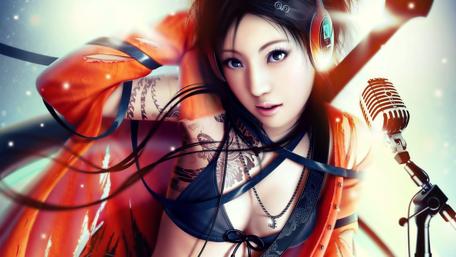 Melodic Escape into Fantasy Art wallpaper
