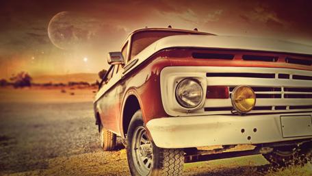 Timeless Beauty of a Vintage Classic Pickup Truck wallpaper