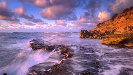 Eternal Dance of Water and Rocks wallpaper