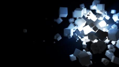 Dynamic Light and Floating Shapes Improves Space and Mood wallpaper