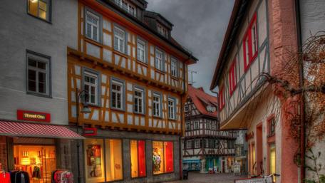 Charming Streets of a Picturesque City wallpaper