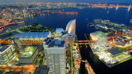 Yokohama lights wallpaper