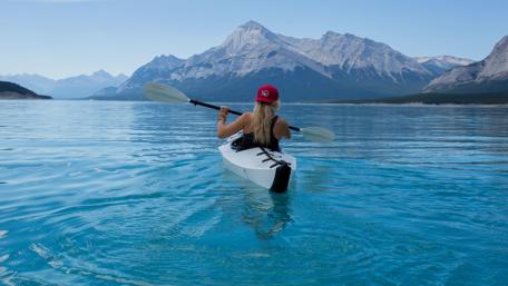 Serenity on the Water with Kayaking Adventure wallpaper