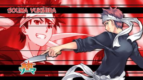 Fiery Culinary Battle with Soma Yukihira wallpaper