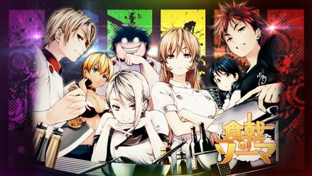 Culinary Battles Unleashed in Shokugeki no Soma wallpaper