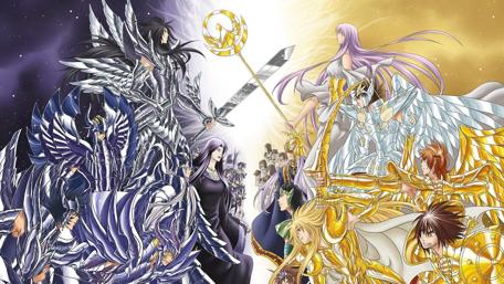 Epic Anime Battle Under the Stars wallpaper
