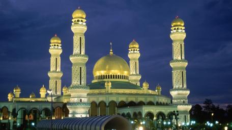 Golden Domes of Darul Ummah Mosque wallpaper
