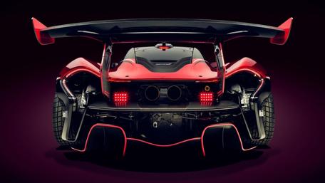 McLaren P1 GTR Rear View Beauty wallpaper