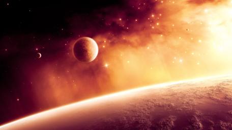 Cosmic Journey Through Starry Skies wallpaper