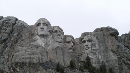 Icons of American History in Stone wallpaper