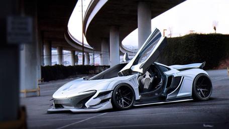 Futuristic Elegance on Asphalt Roads wallpaper