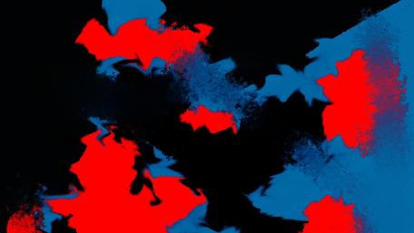 Vibrant Abstract Dance of Colorful Shapes wallpaper