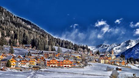 Courchevel at winter wallpaper
