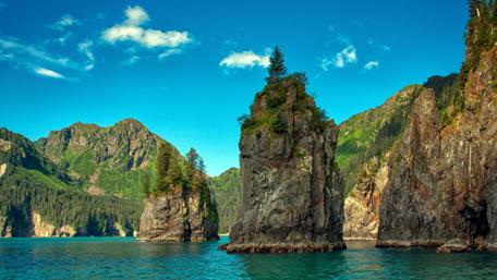 Majestic Mountain Fjords Landscape wallpaper