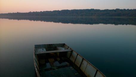 Serene Dawn by the Lake wallpaper