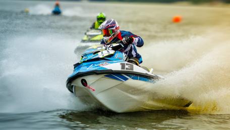 Thrilling Jet Ski Racing Experience wallpaper