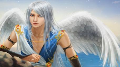 Serene Angelic Warrior wallpaper