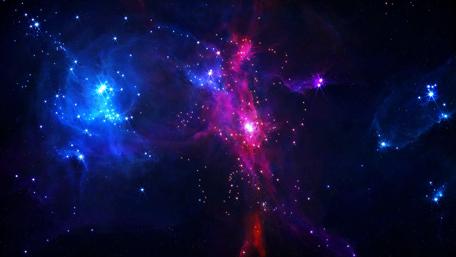 Starry space wallpaper