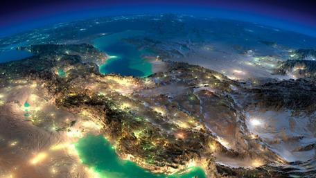Glowing Earth at Night wallpaper
