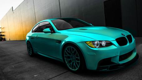 Sleek Turquoise BMW Beauty wallpaper