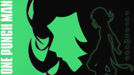 Tatsumaki's Enigmatic Silhouette wallpaper