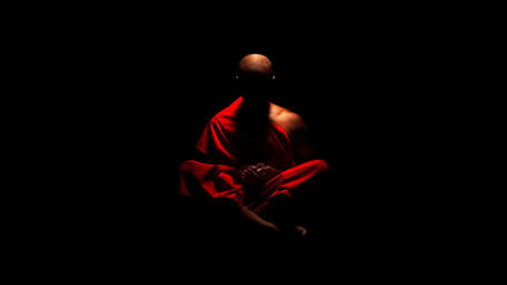 Silent Reflection in Darkness wallpaper