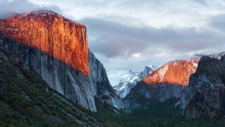 El Capitan in the sunlight wallpaper