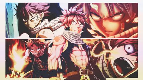 Flaming Spirit of Natsu Dragneel wallpaper