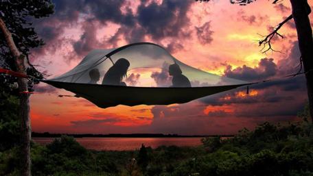 Magical Summer Night Hammock wallpaper