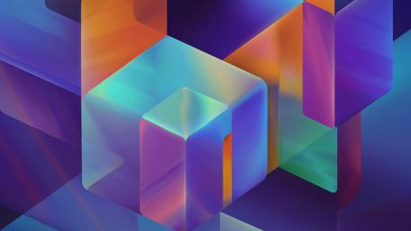 Vibrant Geometric Elegance wallpaper