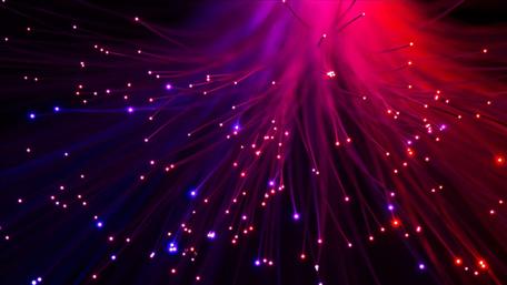 Fantasy Optical Fiber Lights in Vibrant Colors wallpaper