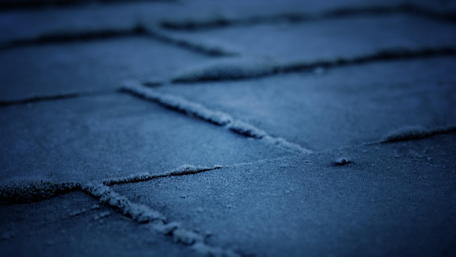 Calm Nighttime City Pavement Scene wallpaper