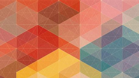 Colorful Geometric Harmony in Abstract Art wallpaper