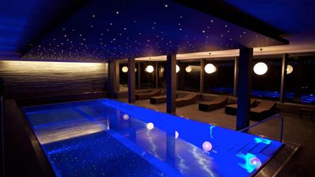 Serene Skies and Romantic Reflections in Blue wallpaper