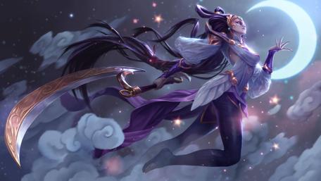 Lunar Goddess Diana in Ethereal Splendor wallpaper