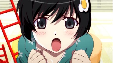 Expressive Tsukihi from Monogatari Series wallpaper
