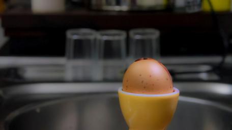 Egg in a Cup Ready for Breakfast wallpaper
