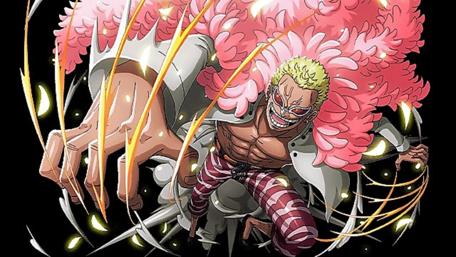 Doflamingo's Menace Unleashed in Anime Wallpaper wallpaper