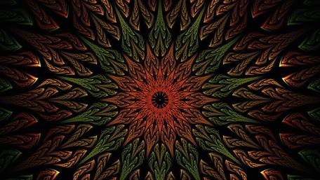 Radiant Mandala of Textured Patterns wallpaper