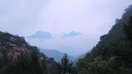 Misty Mountain Views Over Serene Valleys wallpaper