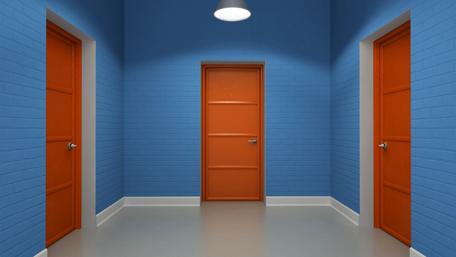 Choices Awaiting in a Colorful Space wallpaper