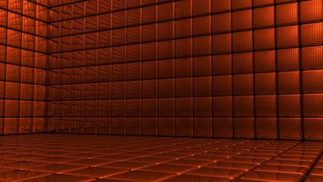 Geometric Warmth in an Abstract Space wallpaper