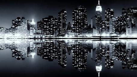 New York City reflection wallpaper