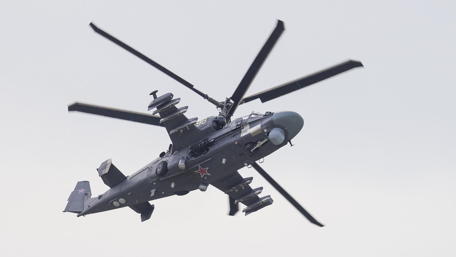 Powerful Military Helicopter in Action wallpaper