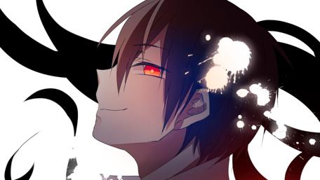 Mysterious Smile in the Shadows wallpaper